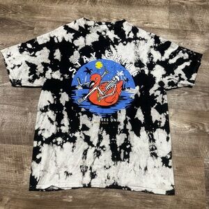 Thirty Single Skeleton Stay Chill Graphic Tee Size XL